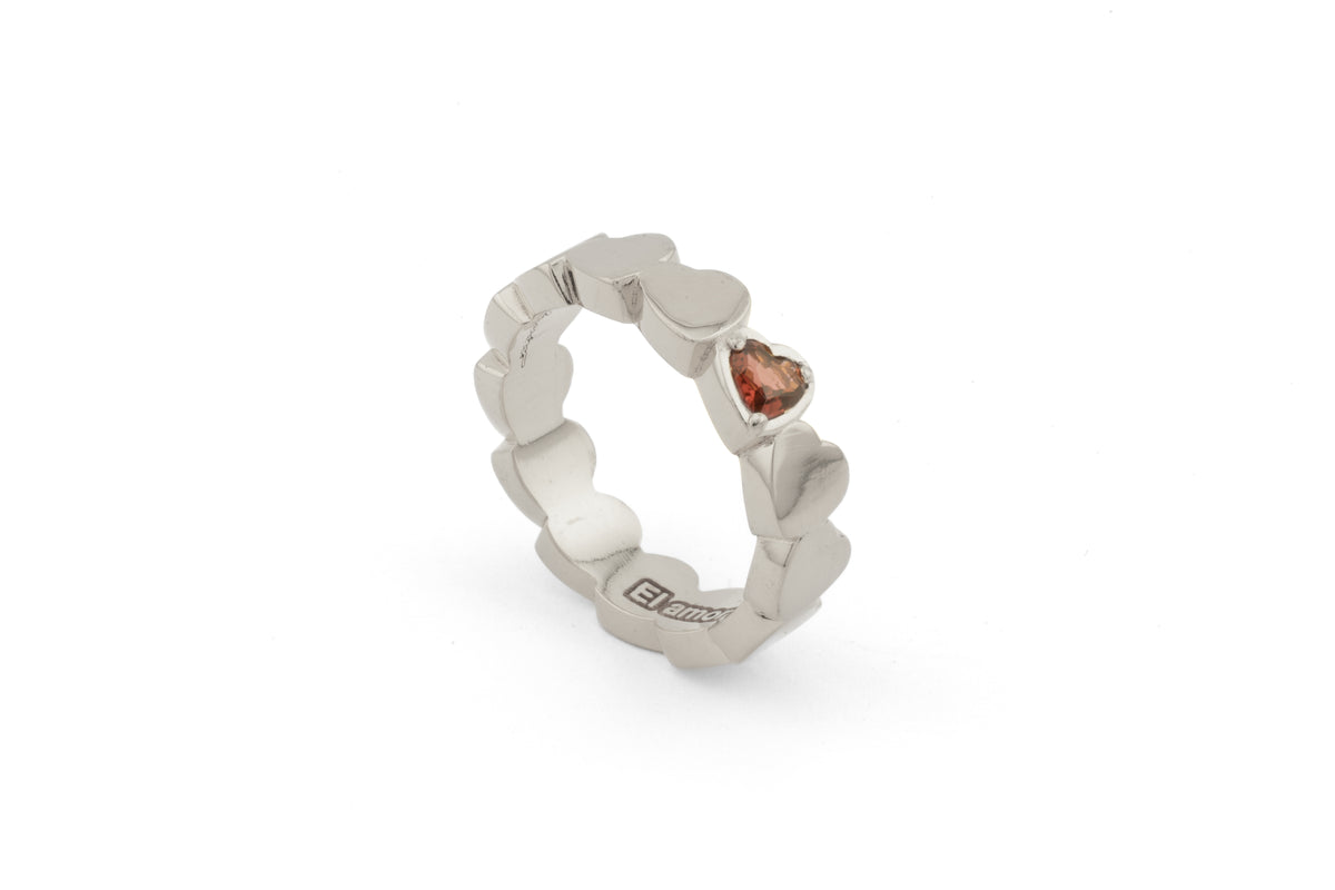 Anillo San Valentín 24/7 con piedra