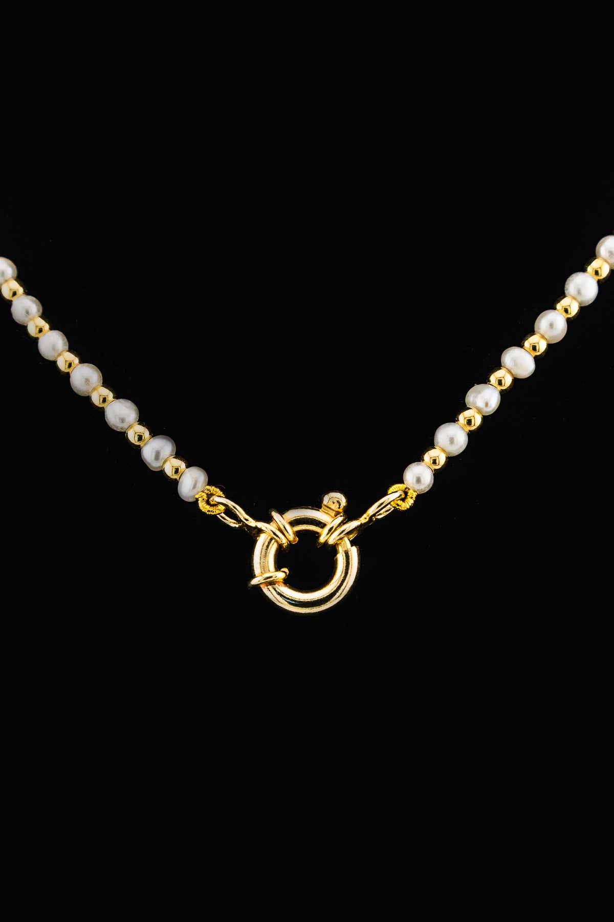 Collar Perlas Del Dorado Con Cuentas