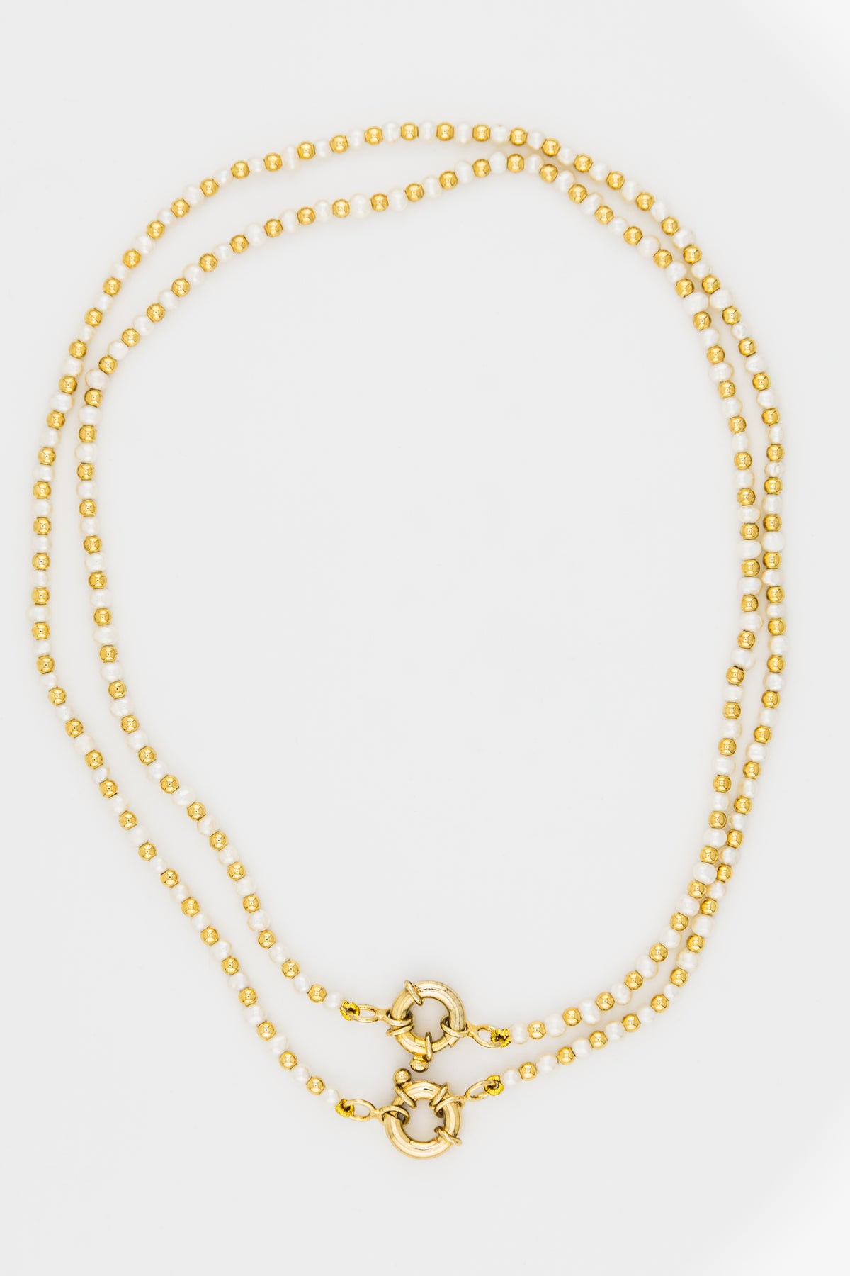 Collar Perlas Del Dorado Con Cuentas