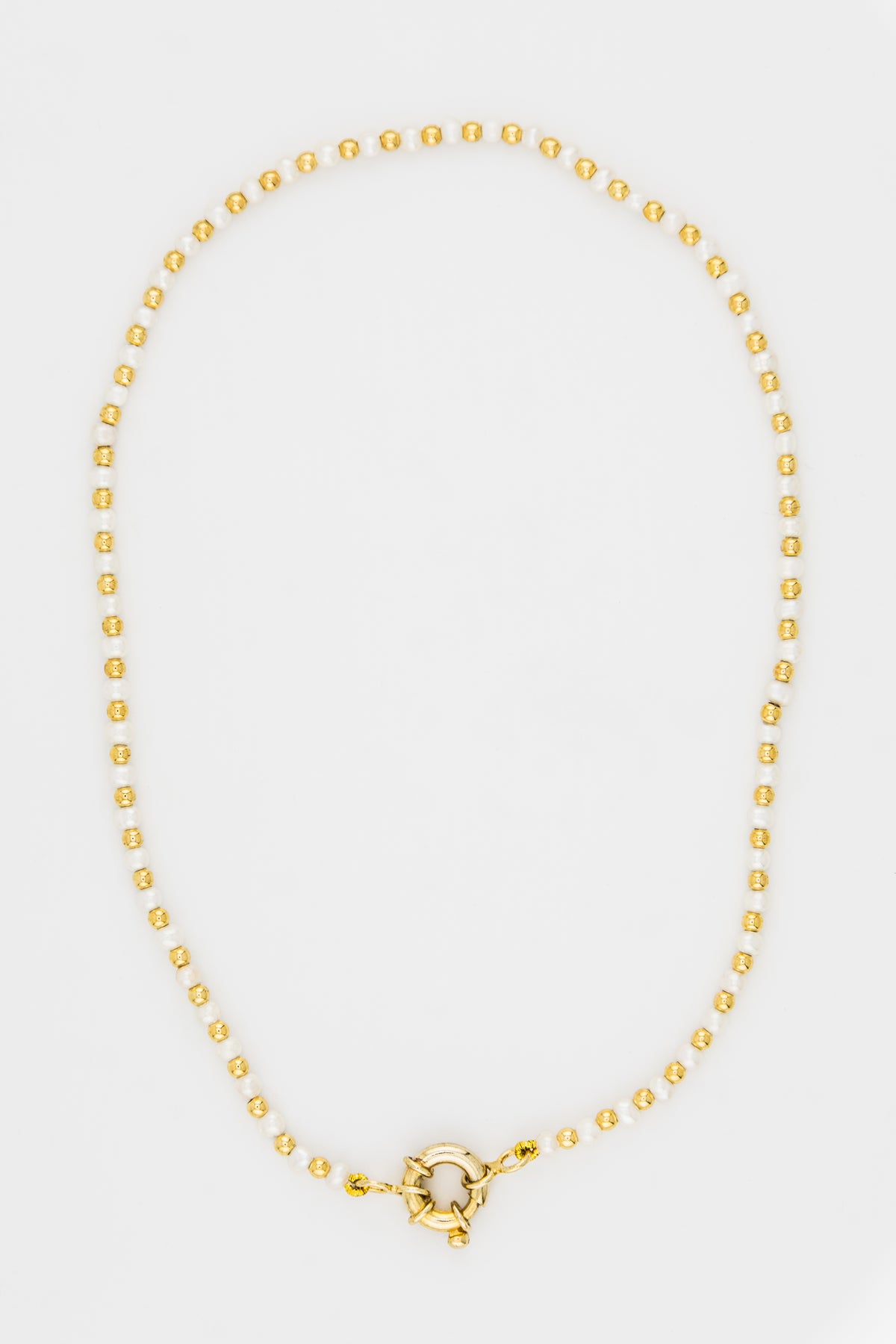 Collar Perlas Del Dorado Con Cuentas