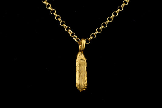 Colgante I bañado en oro