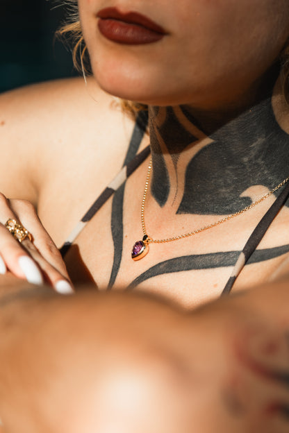 Collar Amatista Pera