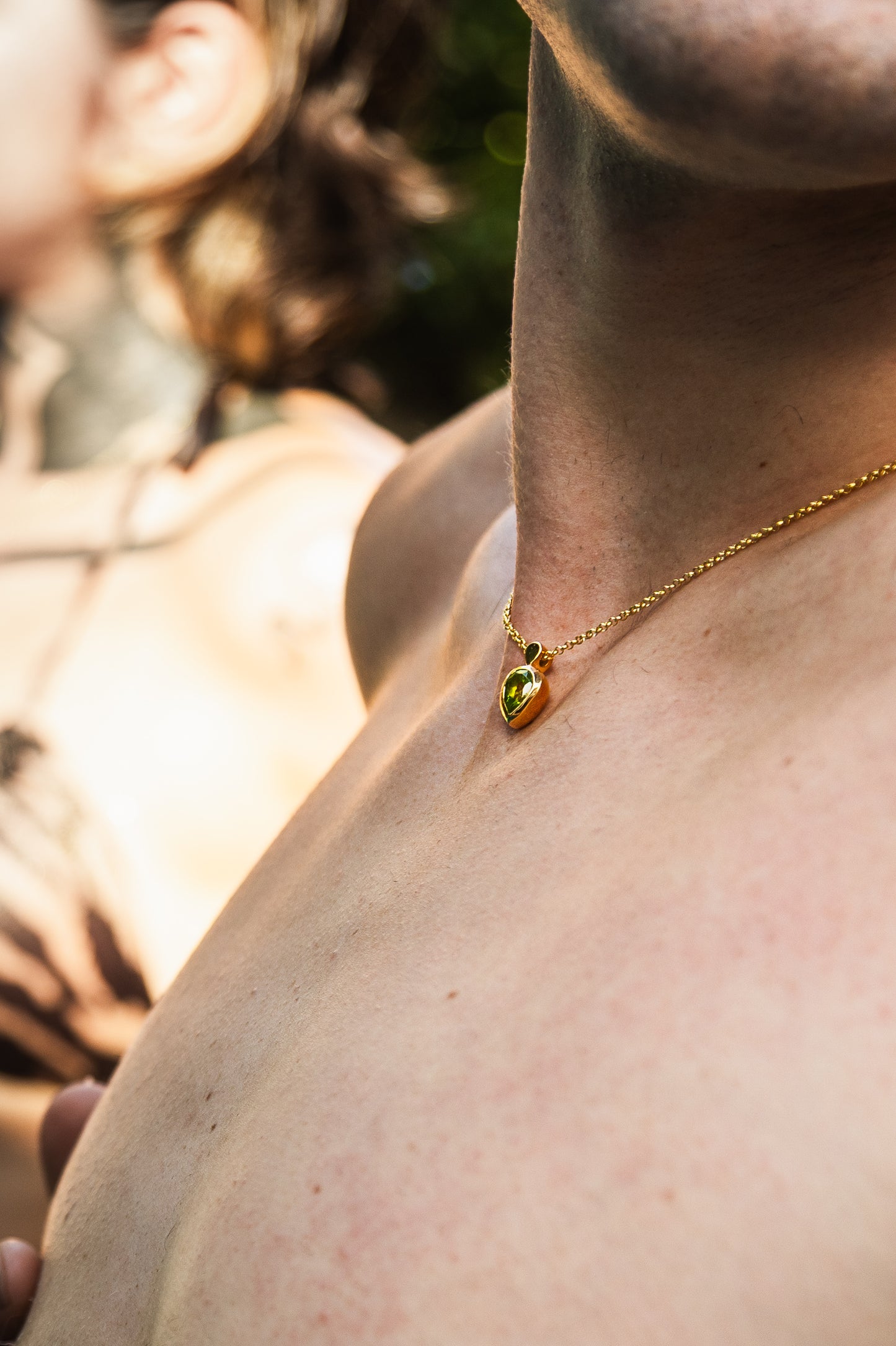 Collar Peridoto Pera