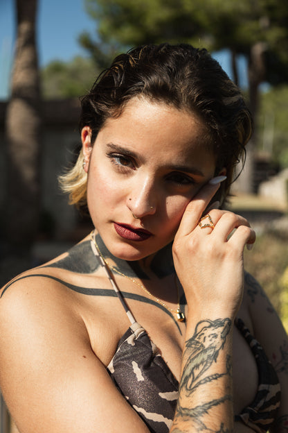 Anillo Creu Mallorquina JVP Minimalista V1