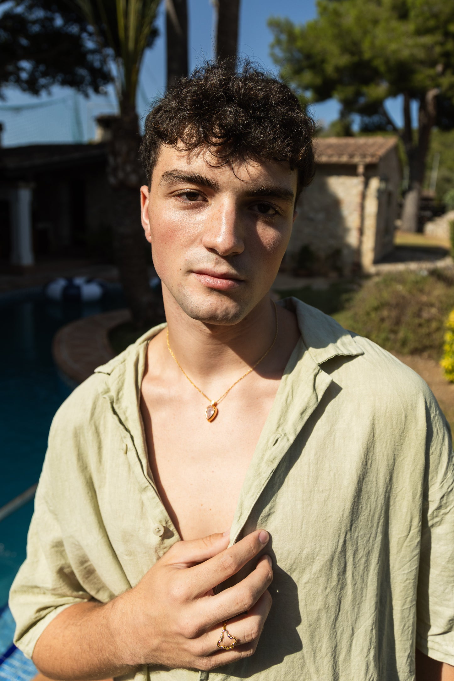 Collar Cuarzo Rosa Pera