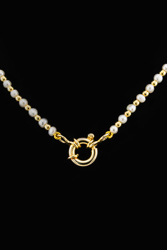 Collar Perlas Del Dorado Con Cuentas