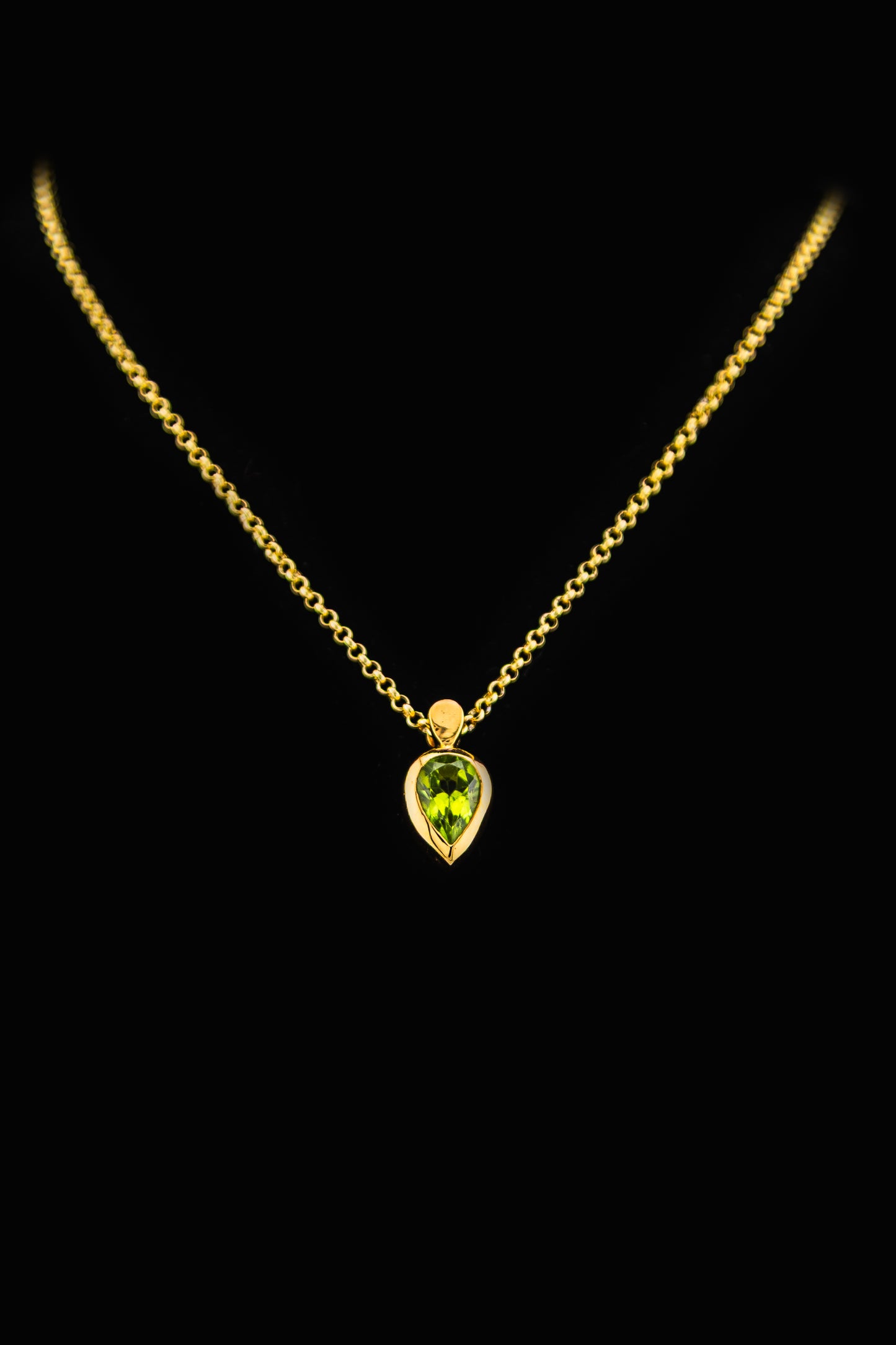Collar Peridoto Pera