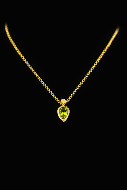 Collar Peridoto Pera