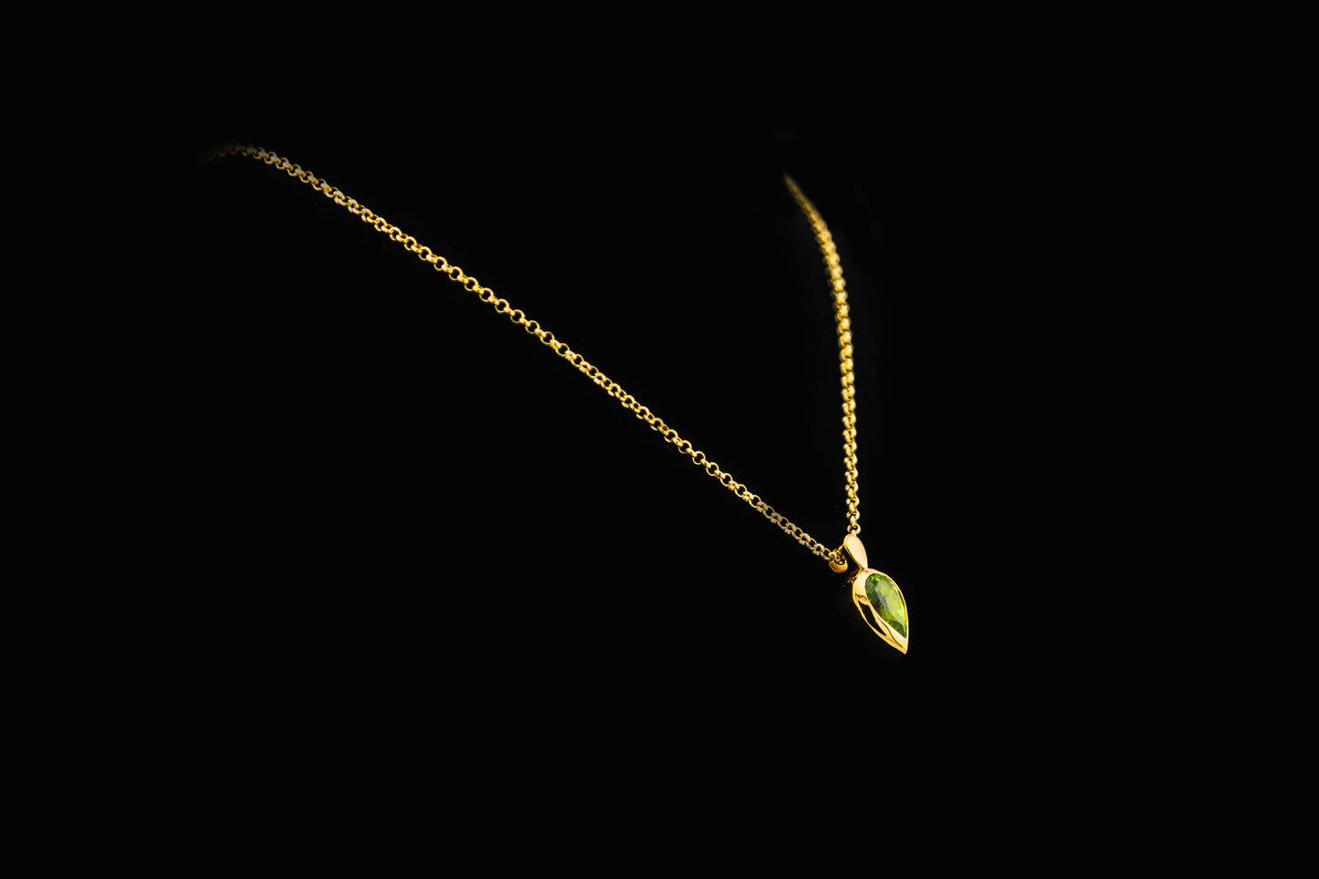 Collar Peridoto Pera