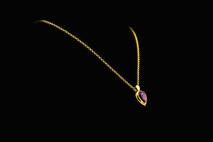Collar Amatista Pera