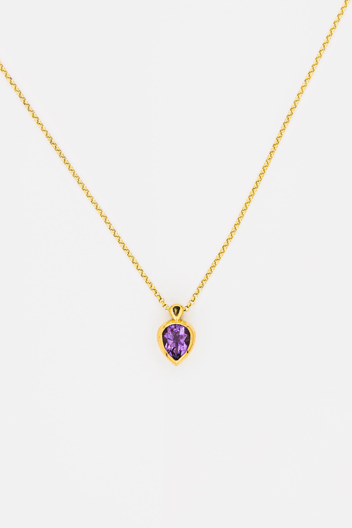 Collar Amatista Pera