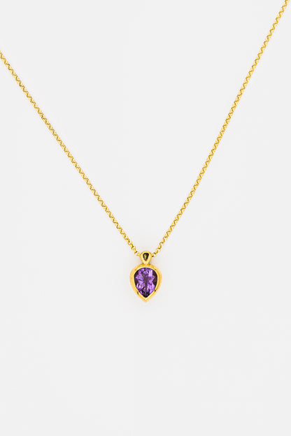 Collar Amatista Pera