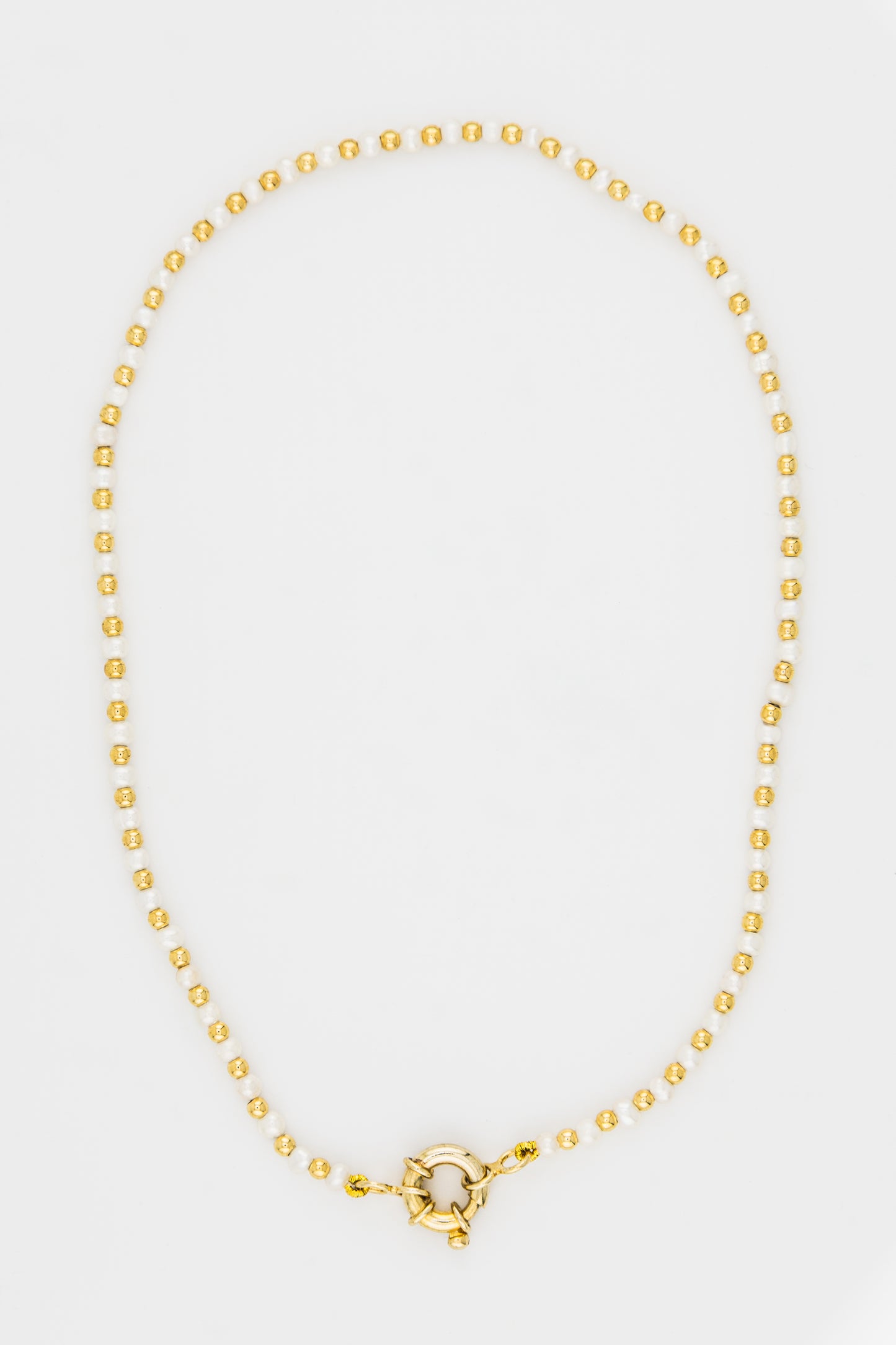 Collar Perlas Del Dorado Con Cuentas