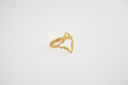 Anillo Creu Mallorquina JVP Minimalista V1