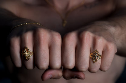 Anillo Creu Mallorquina JVP Barroco V1