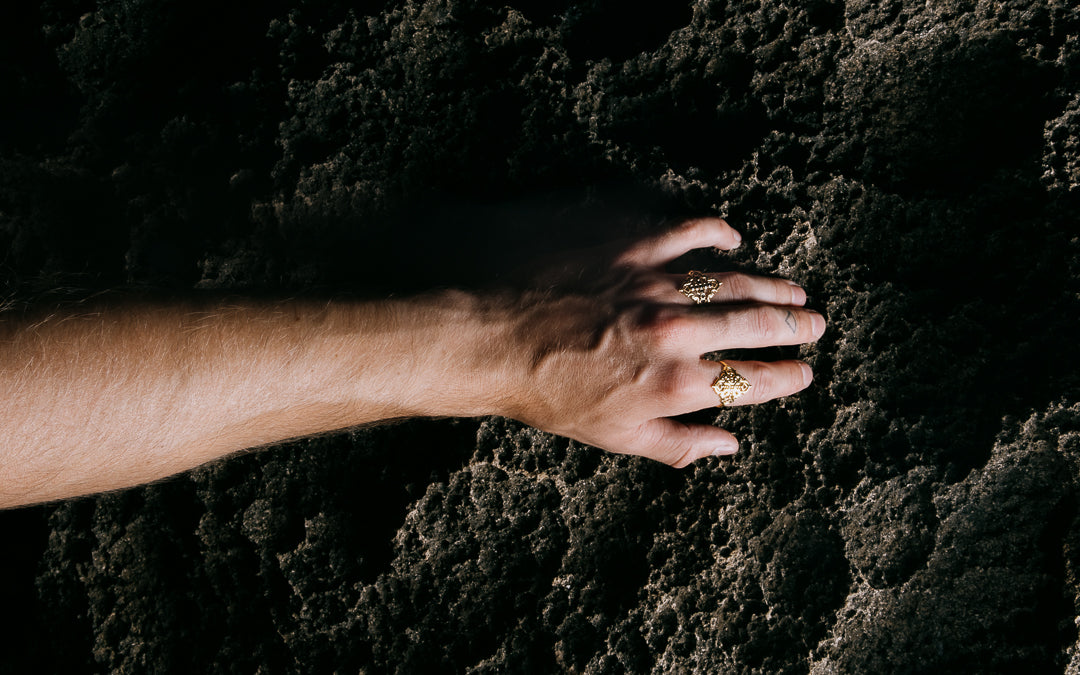 Anillo Creu Mallorquina JVP Barroco V1