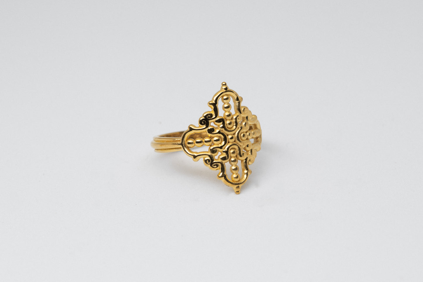 Anillo Creu Mallorquina JVP Barroco V2