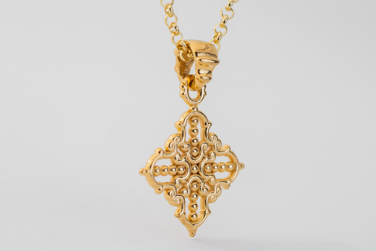 Collar Creu Mallorquina JVP Barroco V2