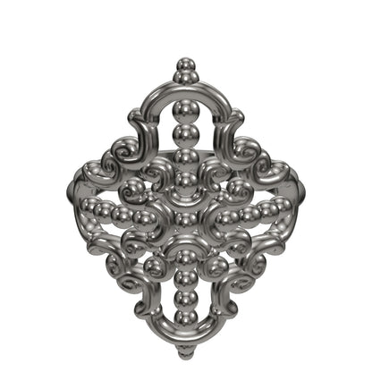 Anillo Creu Mallorquina JVP Barroco V2